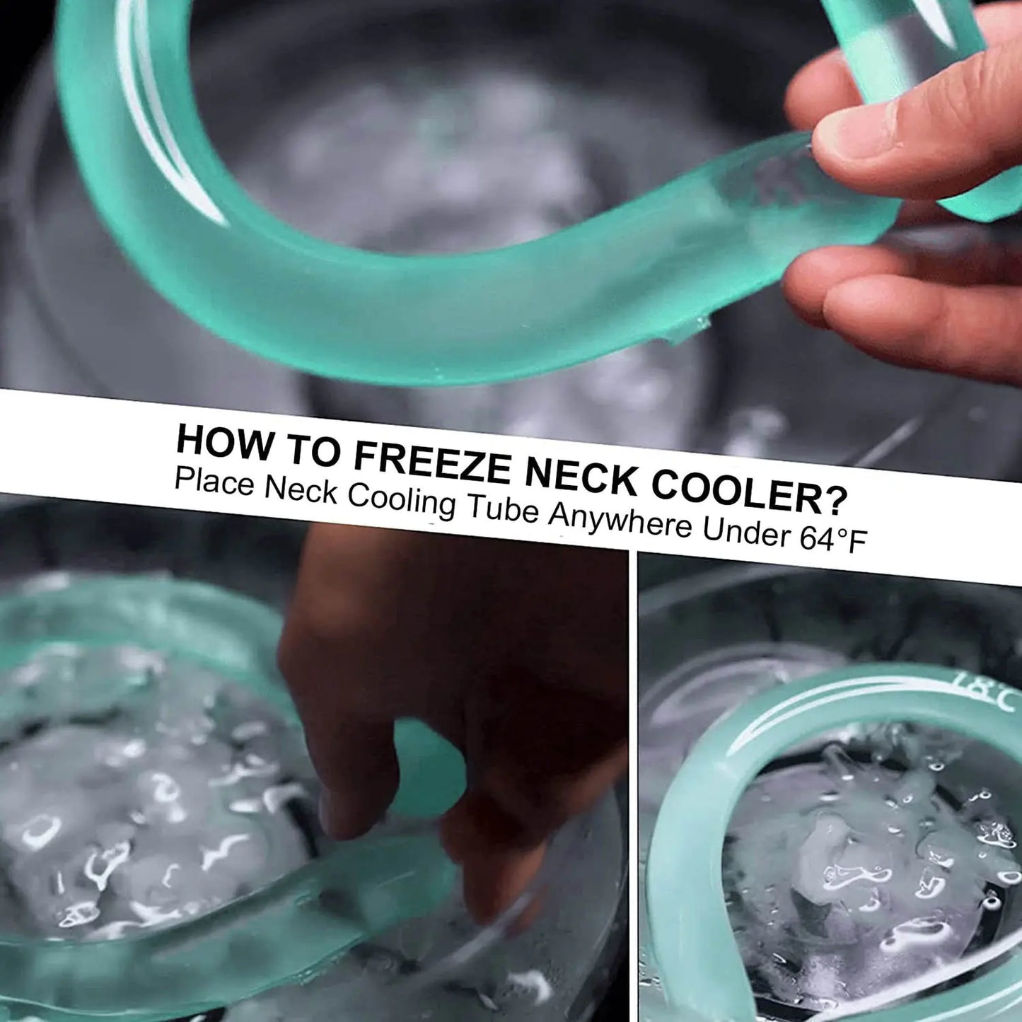 Kühlende Nackenwickel für Eismaschinen
